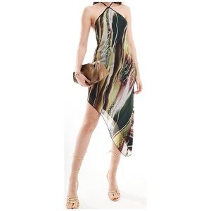 ASOS Multicolor Asymmetrical Dress
